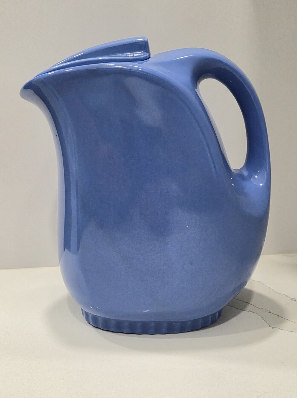 Hall Art Deco MCM Blue Refridgerator Pitcher
